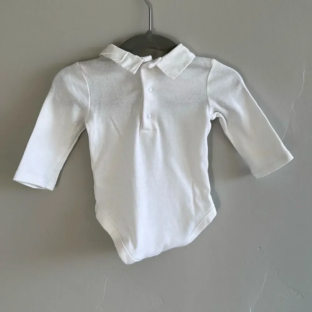 Janie & Jack Star Collard Bodysuit